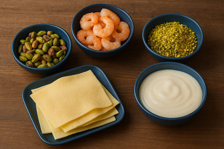 Air Fryer Pistachio Lasagna