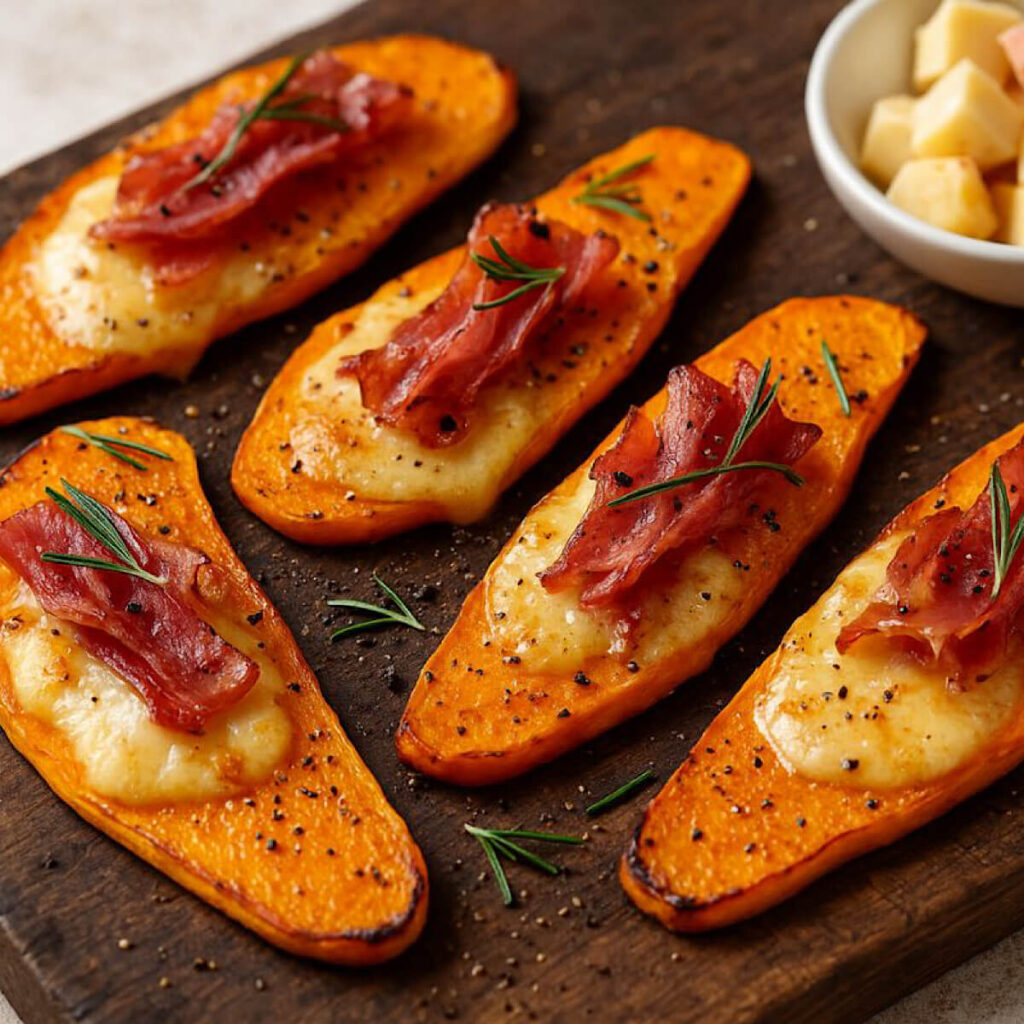Air-Fried Pumpkin “Bruschetta”