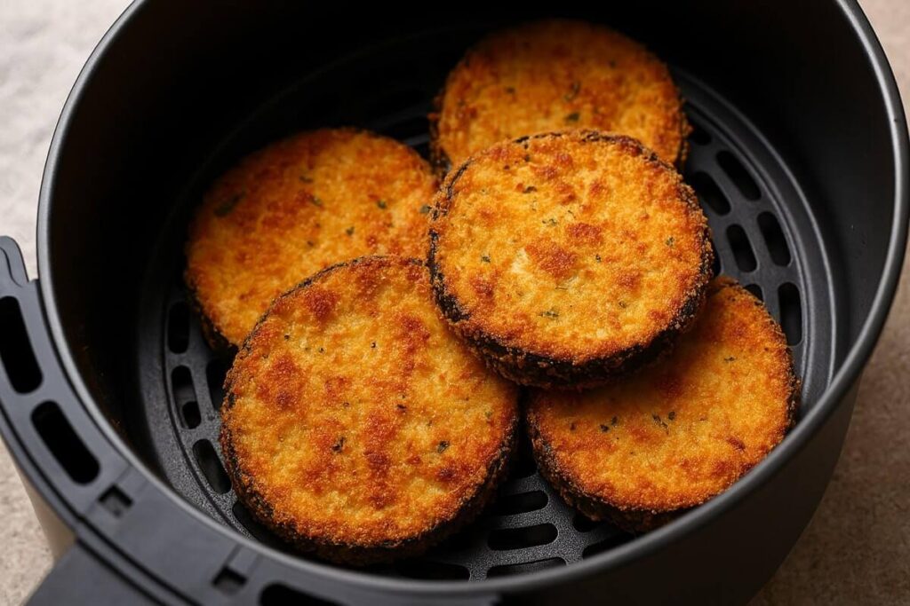 Air Fryer Eggplant Cutlets