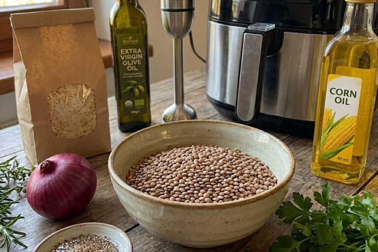Air Fryer Lentil Meatballs