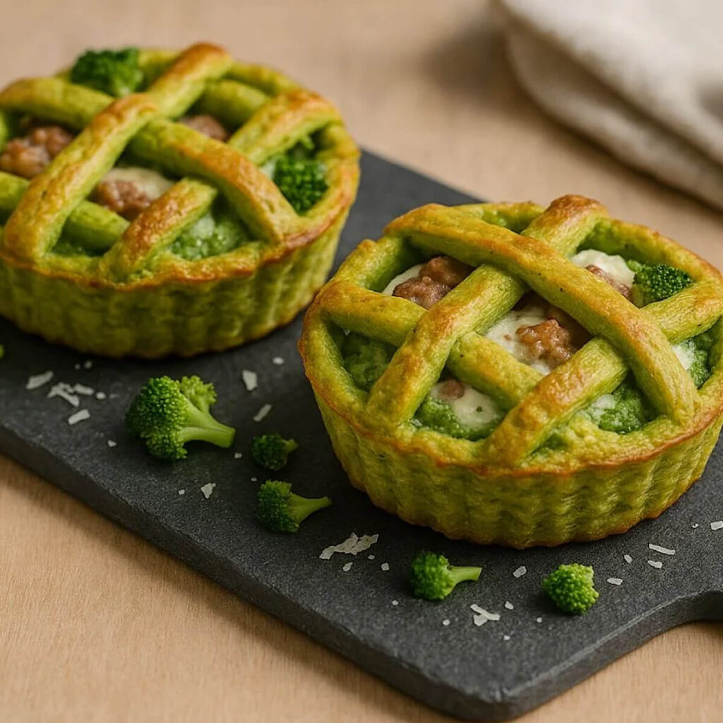 Broccoli Tartlets in the Air Fryer