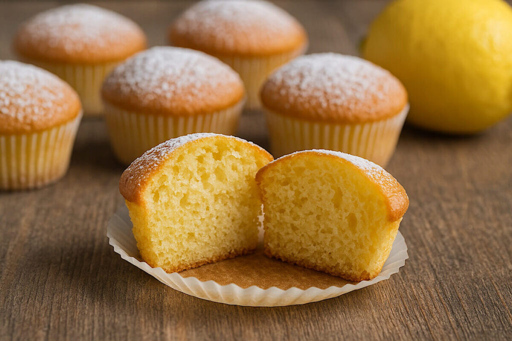 Lemon Air Fryer Muffins