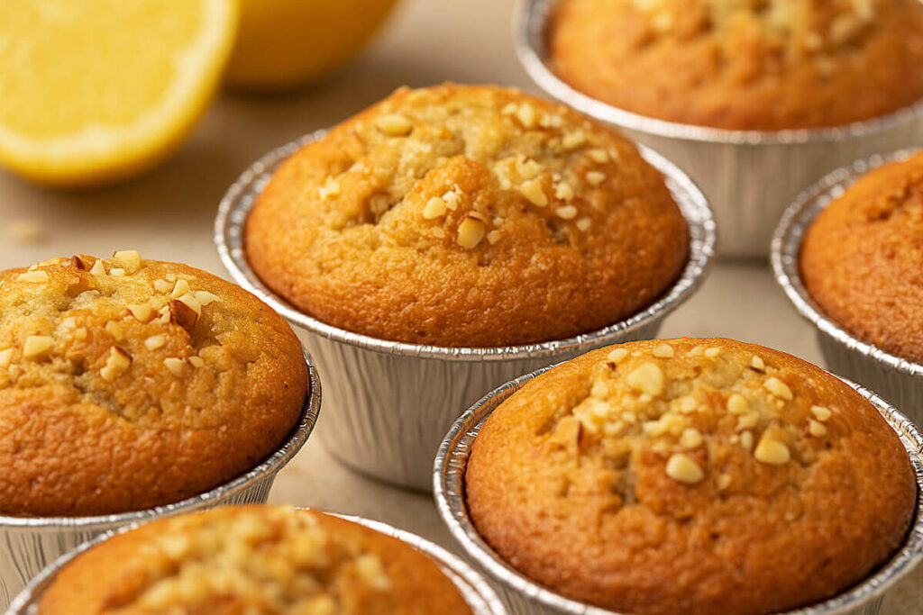 Lemon Almond Muffins