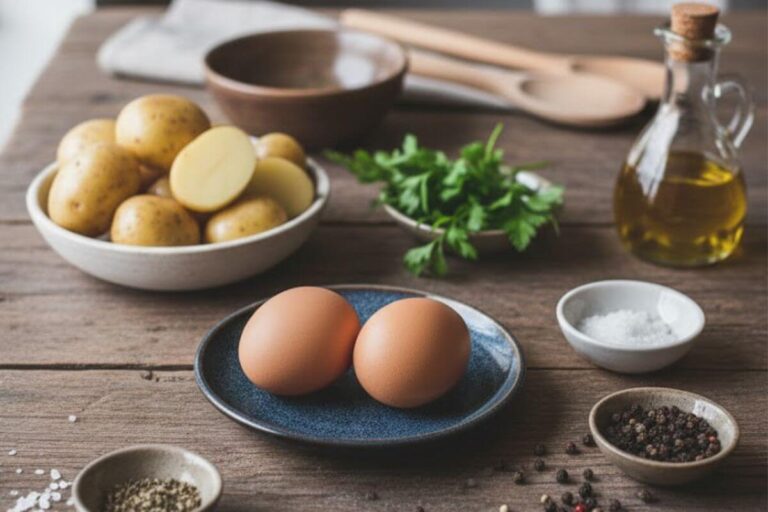 Air Fryer Potatoes and Eggs